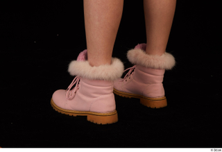 Cayla Lyons foot pink winter shoes 0004.jpg